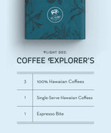 COFFEE EXPLORERS FLIGHT 002