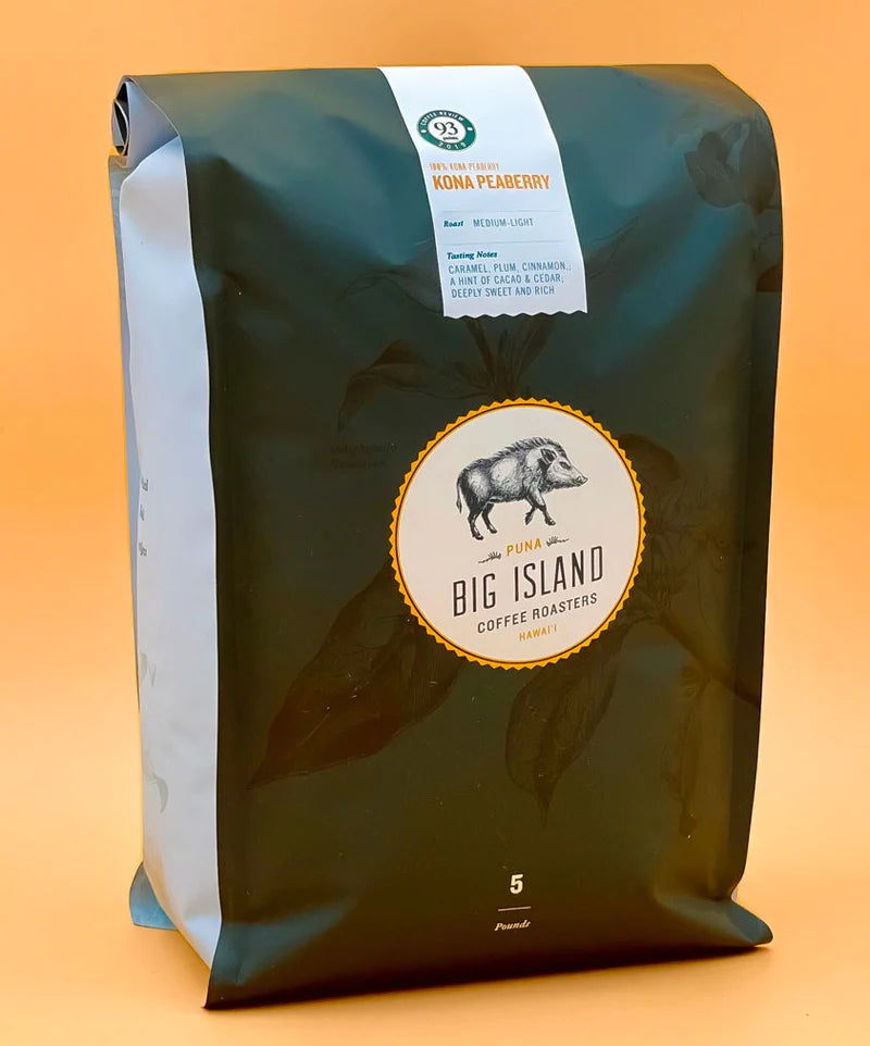 100% KONA PEABERRY COFFEE - 93PTS | Big Island Coffee Roasters