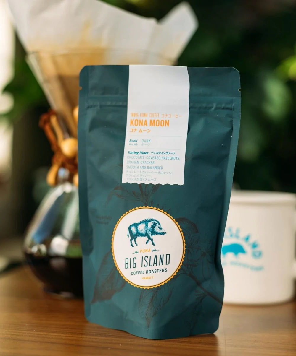 KONA MOON | DARK ROAST KONA COFFEE | Big Island Coffee Roasters