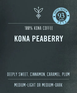 100% KONA PEABERRY COFFEE - 93PTS | Big Island Coffee Roasters 100% KONA PEABERRY COFFEE - 93PTS | Big Island Coffee Roasters