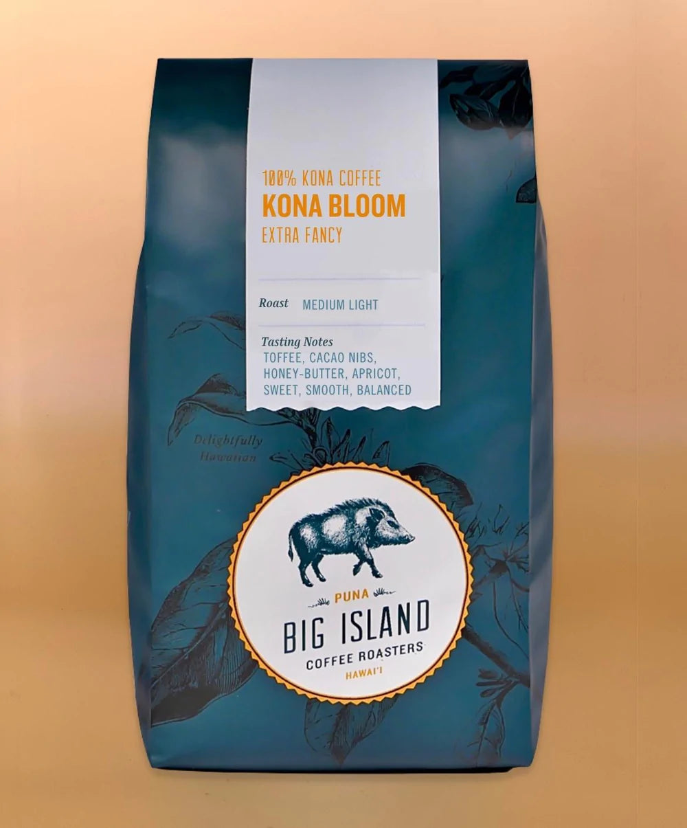 KONA BLOOM | MEDIUM ROAST KONA COFFEE | Big Island Coffee